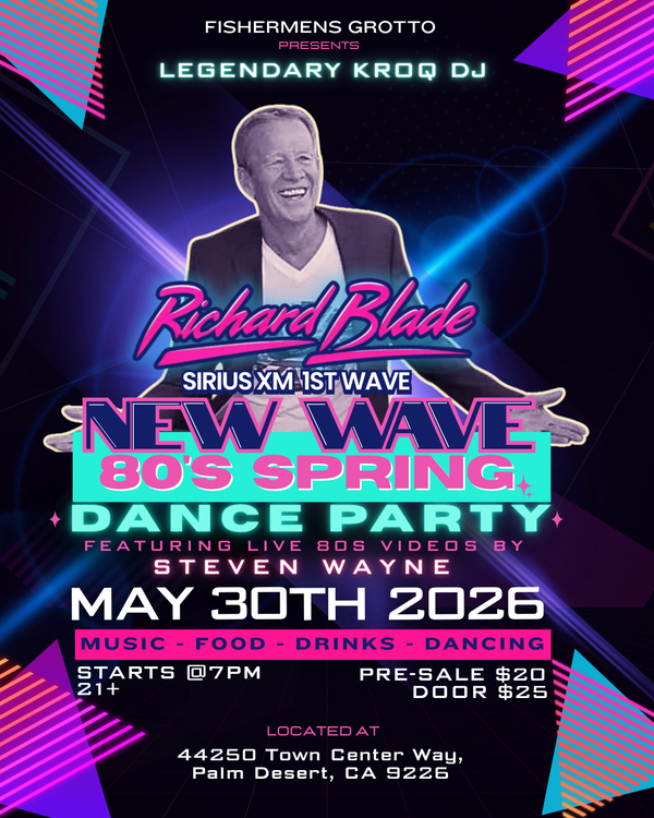 New Wave 80's Spring Dance Party